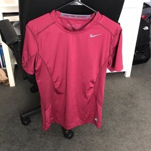 Nike Compression Shirt (Burgundy)